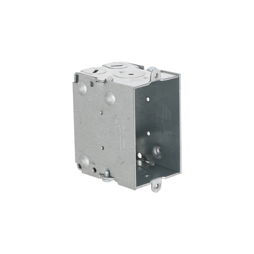 RACO 528 2 x 3 x 2-1/2 Inch 12.5 In³ Pre-Galvanized Steel Level Bump Mount Gangable Switch Box Product image for RACO 528 2 x 3 x 2-1/2 Inch 12.5 In³ Pre-Galvanized Steel Level Bump Mount Gangable Switch Box