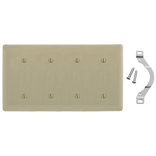 Product image for HWDK NP44I WALLPLATE, 4-G, 4 STRP M