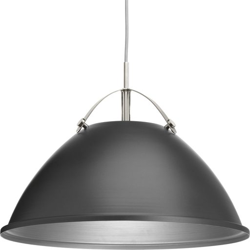 Product image for Progress P500053-143 Tre Collection One-Light Graphite Graphite Metal Shade Coastal Pendant Light