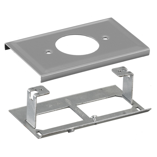 Product image for Hubbell HBL3033JEGY Raceway, PLT, 1.60" OPG, HBL3000 SER, GY