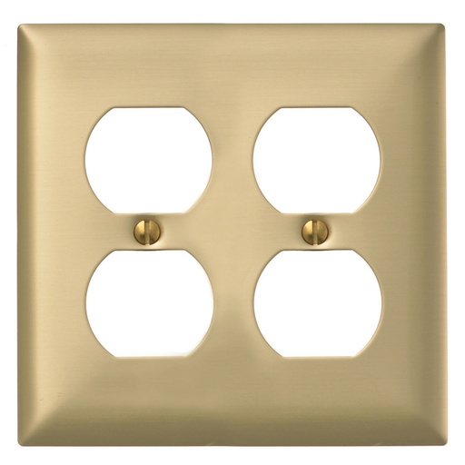 Product image for HWDK SB82 WALLPLATE 2-G, 2) DUP, BR
