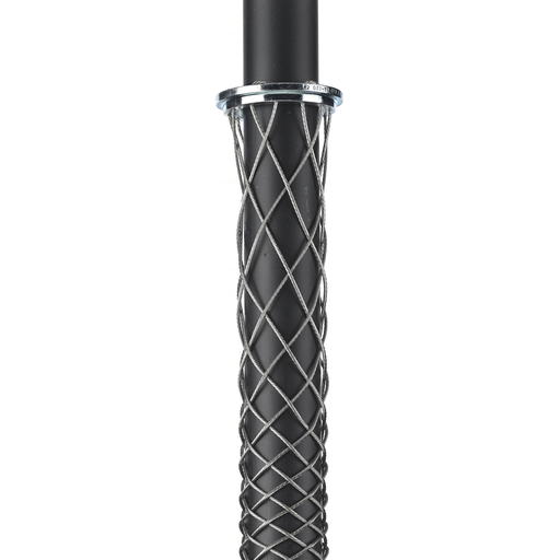 Conduit Riser Support Grips, Single Weave, Closed Mesh, Ring Type, 0.75" Conduit, Tin-Coated Bronze, 0.50-0.62"