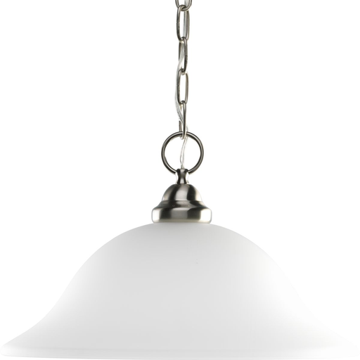 Product image for Homestyle Lighting HS41009-09 1-Lamp 120 Volt 60 W Brushed Nickel Incandescent Pendant Light Fixture