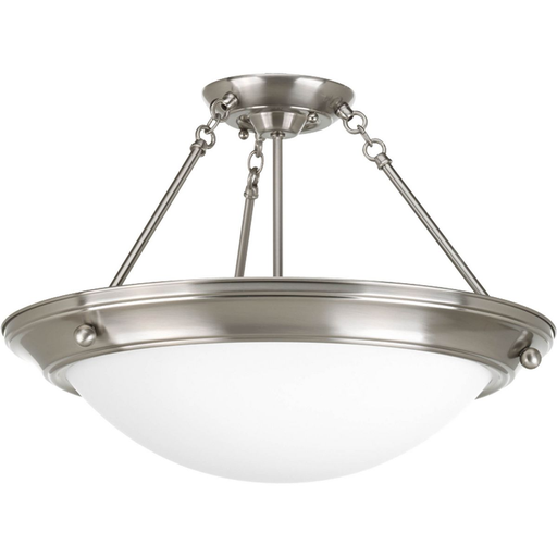 Product image for Progress P3569-09 Eclipse Collection Three-Light 19-3/8" Close-to-Ceiling