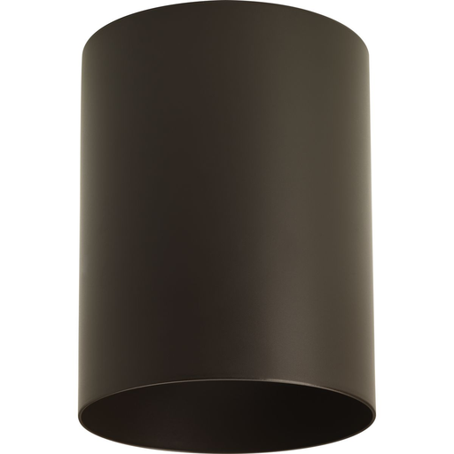 Product image for Progress P5774-20 5" Bronze Outdoor Ceiling Mount Cylinder