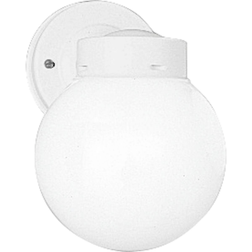 Product image for Progress P5604-30 One-Light 6" Glass Globe Outdoor Wall Lantern