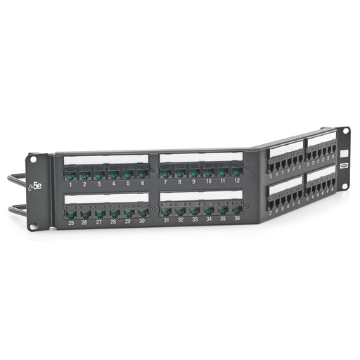 Product image for HCI HP5E48A P-PANEL, CAT5E,48 PORT,