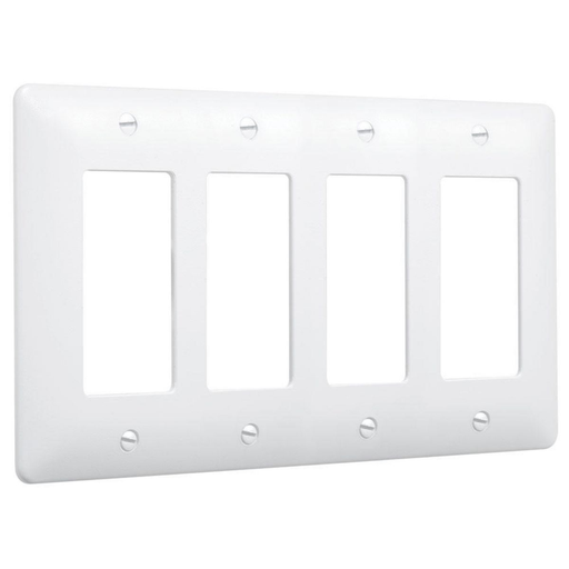 Product image for RACO 5555W 4G MASQUE 5000 WALLPLATE