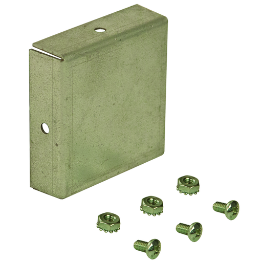 N1 End Cap (Hinged-Cover/Screw-Cover Wireway) No Knockouts 2.5X2.5 Carbon Steel - Galvanized