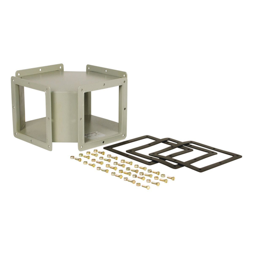 N1 Lay-In Cross 4X4 Carbon Steel - Gray