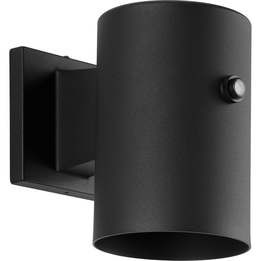 Product image for Progress P550101-031-30 5" Black LED Outdoor Aluminum Wall Mount Cylinder with Photocell