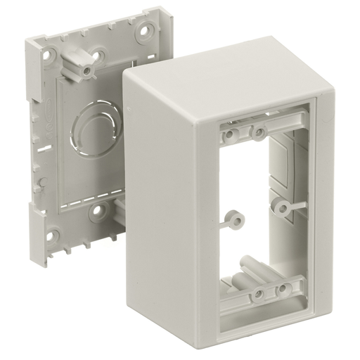 Mayer-DDS-Non-Metallic Raceway, PolyTrak Series, PolyTrak Box, 1-Gang, 2.44" Deep-1