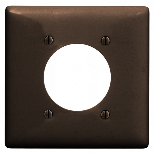 Product image for Hubbell Wiring Devices NPJ703 2-Gang 2.15 Inch Opening Mid-Size Wall Plate