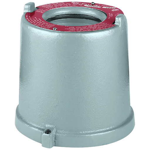 HK Series, 2" Dome Lens Cover 2-5/16 Viewing Class I, II, III, BCDEFG, UL/CSA/FM, Cast Aluminum, Type 4, Instrument Enclosure