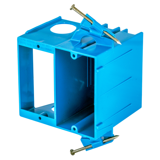 Product image for HPW RR1500 RECESS TR 2 GANG AV PLAS