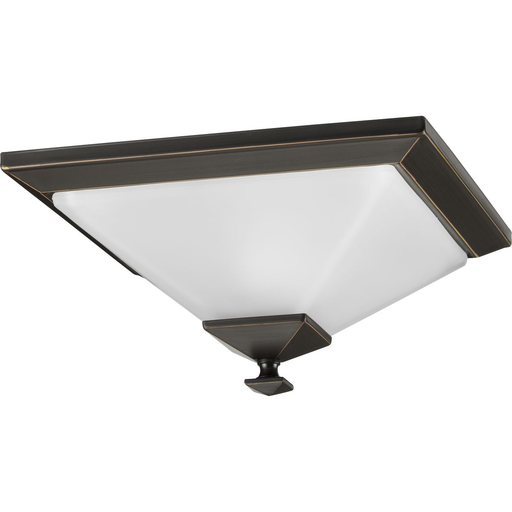 Product image for Progress P3854-20 Clifton Heights Collection Antique Bronze One-Light 12-1/2" Flush Mount