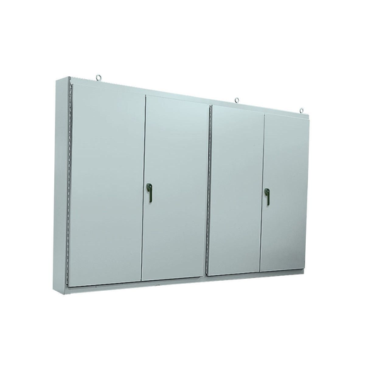 N12 Four Door Freestanding 86X149X14 Carbon Steel - Gray