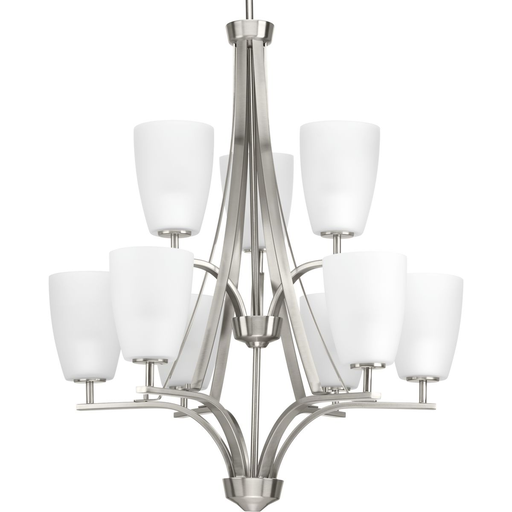 Product image for Progress P400044-009 Leap Collection Nine-Light Chandelier