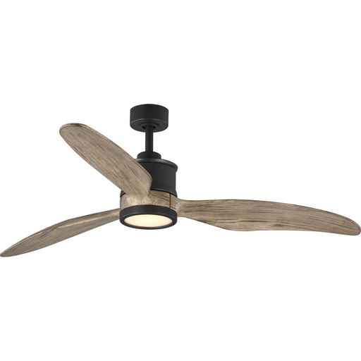 Product image for Progress P250002-143-30 Farris Collection Three-Blade Carved Wood 60" Ceiling Fan