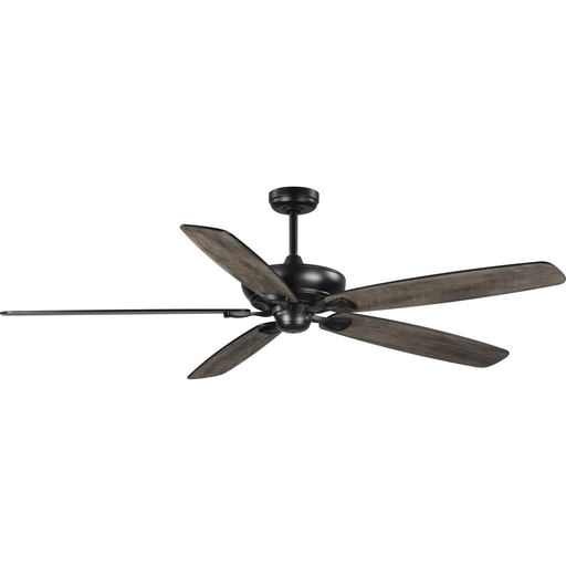 Product image for Progress P250070-31M Kennedale Collection 72-Inch Five-Blade DC Motor Transitional Ceiling Fan Rustic Charcoal/Matte Black