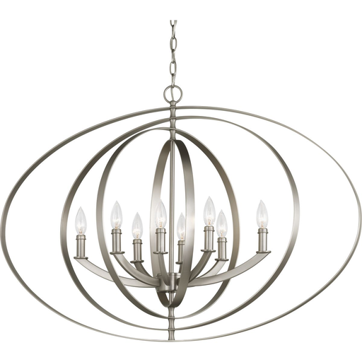 Product image for Progress P3791-126 Equinox Collection Eight-Light Oval Pendant