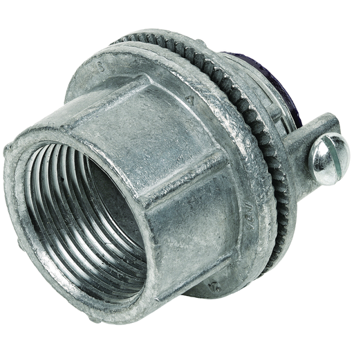 Product image for Killark WH-7G 2-1/2" Zinc Weather Proof Conduit Hub w/ Ground