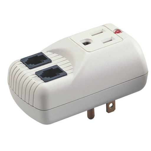 Product image for HUBW HBL1PI750M SPD, PLUG IN, 1 RCPT, 750J, TEL/FAX