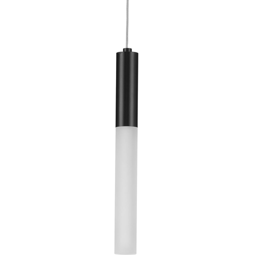 Product image for Progress P500321-031-30 Kylo LED Collection One-Light Matte Black Modern Style Hanging Pendant Light
