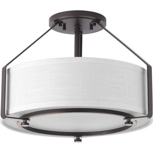 Product image for Progress P3604-20 Ratio Collection Three-Light 16" Semi-Flush Mount