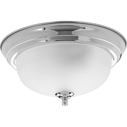 Product image for Progress P3924-15ET One-Light Dome Glass 11-3/8" Close-to-Ceiling