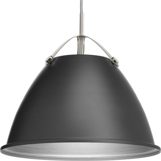 Product image for Progress P500052-143 Tre Collection One-Light Graphite Graphite Metal Shade Coastal Pendant Light