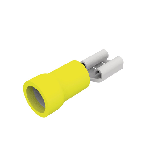 Product image for Burndy QP10F250D Vinyl Female Quick Disconnect For 12 - 10 AWG (25 x 03)