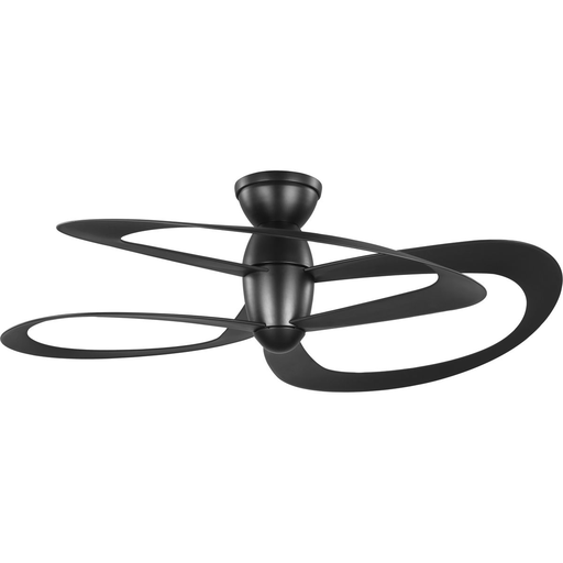 Product image for Progress P250063-031 Willacy Collection 3-Blade Black 48-Inch DC Motor Contemporary Ceiling Fan