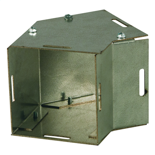 N1 45 Degree Elbow (Hinged-Cover/Screw-Cover Wireway) 2.5X2.5 Carbon Steel - Galvanized