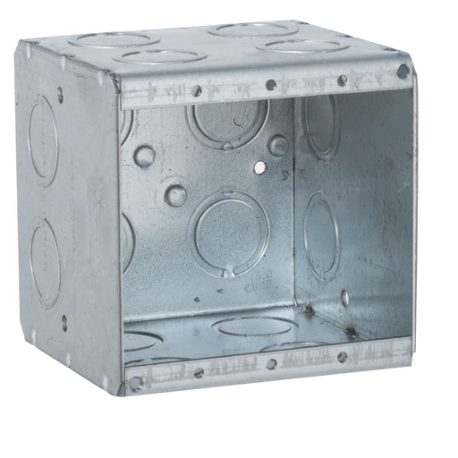 Mayer-DDS-2-Gang Masonry Box, Nongangable, 3-1/2 in. Deep, Sixteen Concentric KO’s-1