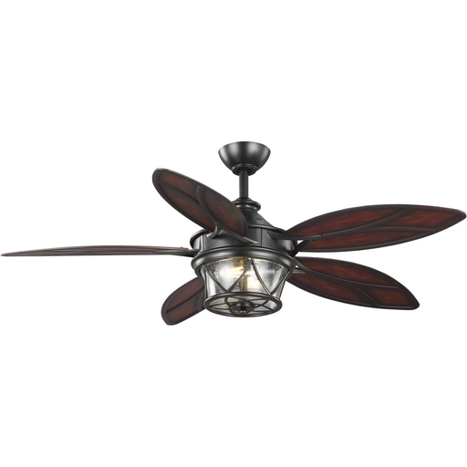 Product image for Progress P250034-129-WB Alfresco Collection 54" Indoor/Outdoor Five-Blade Architectural Bronze Ceiling Fan