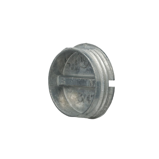 Product image for Bell 5270-5 Weatherproof Closure Plug, 3/4 in. NPT, Gray, 3-Pack, Carded