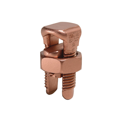Copper Split Bolt, Cu: 4 AWG-1/0 AWG (Str) (Run & Tap)