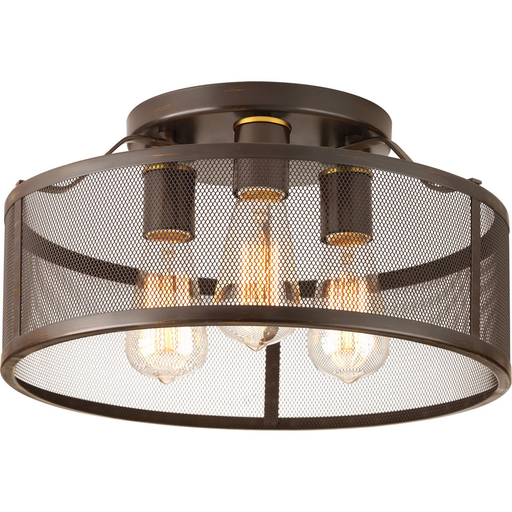 Product image for Progress P3452-20 Swing Collection Three-Light 15" Flush Mount
