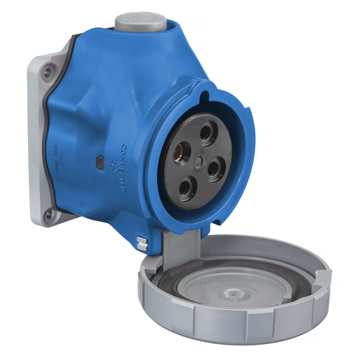 Product image for Hubbell HBLS460R9W PS, SW Receptacle, 3P4W, 60/63A, 3P 250V, 4X/69K