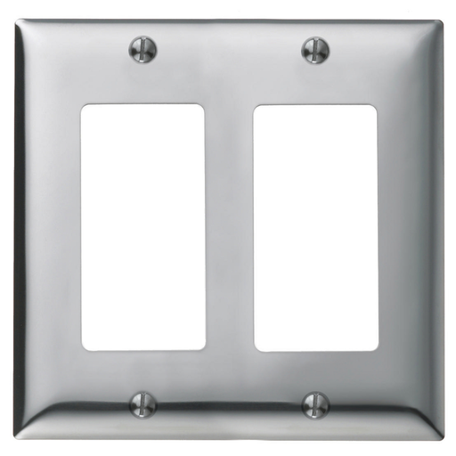 Product image for HWDK SCH262 WALLPLATE, 2-G, GFCI, C