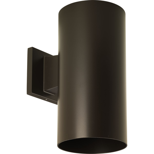Product image for Progress P5641-20 6" Bronze Outdoor Wall Cylinder