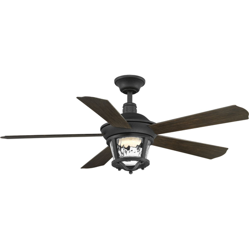 Product image for Progress P2576-8030K Smyrna Collection Indoor/Outdoor 52" Five Blade Ceiling Fan