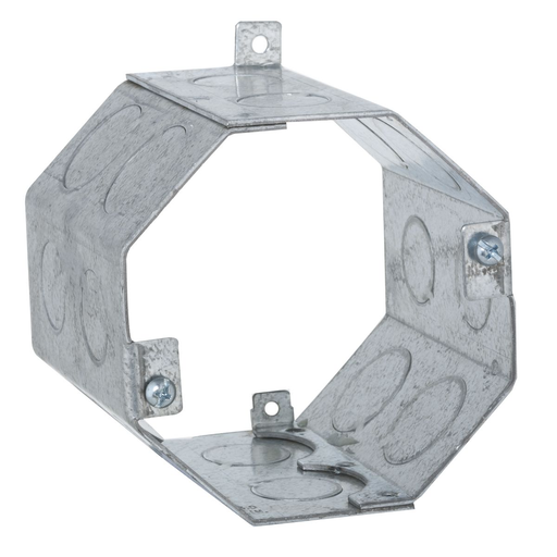 Product image for Raco 273 4 x 3-1/2 Inch 43 In. Steel Octagon Concrete Box