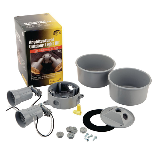 Product image for RACO 5876-5 RND WP BOX/CVR/(2) ARCT