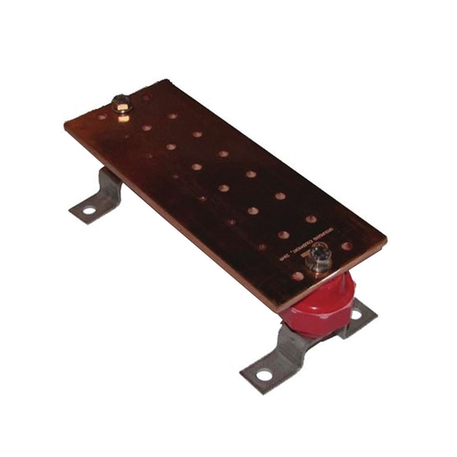 Cu Bus Bar, 22 Holes, 10 in L, 4 in W,Can be used as a common ground point and power applications as well.