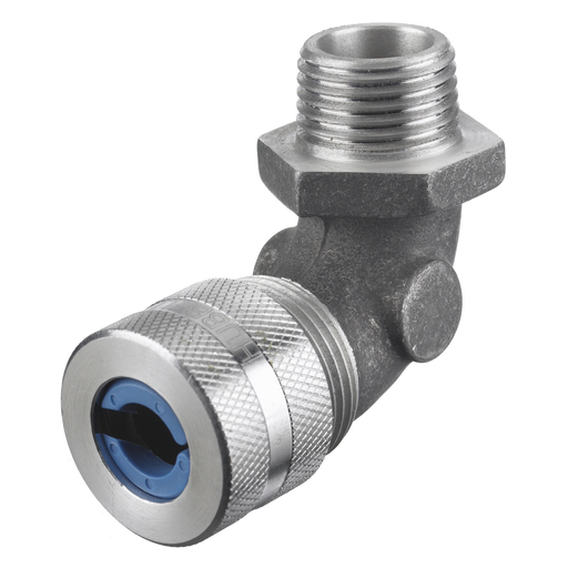 NHC1023 - Kellems Wire Management, Cord Connectors, 90 Degree Male .38-.50", 1/2", Aluminum