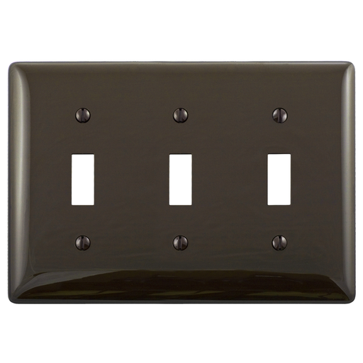 Mayer-DDS-3-Gang Wallplate, Three Toggle-1