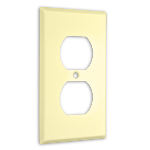 Product image for RACO WI-D 1G STANDARD DUPLEX IVORY