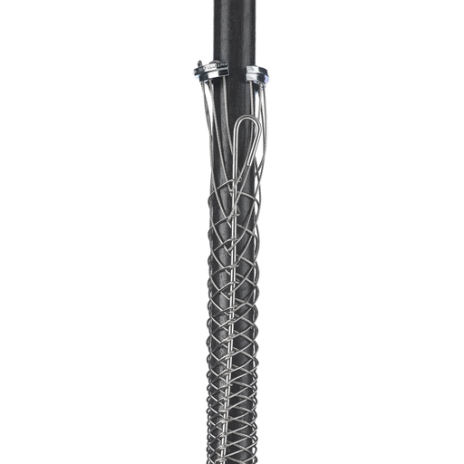 Conduit Riser Support Grips, Single Weave, Split Mesh, Rod Closing, 1.50" Conduit, Tin-Coated Bronze, 1.00-1.24"